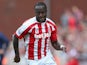 Victor Moses of Stoke City in action during the Barclays Premier League match between Stoke City and Leicester City at Britannia Stadium on September 13, 2014