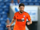 Anthony Wordsworth of Ipswich looks to attack during the Pre Season Friendly match between Colchester United and Ipswich Town at The Weston Homes Community Stadium on July 23, 2014 