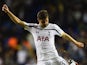 Ben Davies of Spurs shoots towards goal during the UEFA Europa League Qualifying Play-Offs Round Second Leg match between Tottenham Hotspur and AEL Limassol FC on August 28, 2014