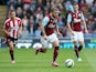 Kieran Trippier of Burnley in action during the Barclays Premier League match between Burnley and Sunderland at Turf Moor on September 20, 2014