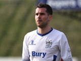 Daniel Nardiello of Bury in action during the Sky Bet League Two match between Northampton Town and Bury at Sixfields Stadium on March 29, 2014