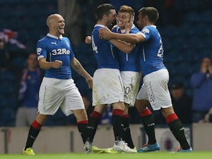 Rangers ahead against Hearts