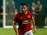 Luke Shaw #28 of Manchester United of the Guinness International Champions Cup 2014 Final at Sun Life Stadium on August 4, 2014
