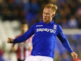 Mark Duffy of Birmingham City in action during the Capital One Cup second round match between Birmingham City and Sunderland at St Andrews (stadium) on August 27, 2014