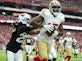 Half-Time Report: Michael Crabtree and Carlos Hyde give San Francisco 49ers half-time lead