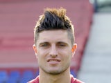 Moritz Stoppelkamp, striker of German first division Bundesliga football club Hannover 96, poses for an official photo on July 6, 2011