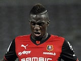 Rennes' Nigerian defender Onyekachi Apam during the French L1 football match between Toulouse and Rennes at the Municipal Stadium in Toulouse on October 26, 2013