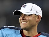 Rob Bironas #2 of the Tennessee Titans smiles on the sideline against the New Orleans Saints at LP Field on August 30, 2012