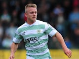 Sam Hoskins of Yeovil Town during the Sky Bet League One match between Yeovil Town and Barnsley at Huish Park on August 30, 2014