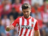 Shane Long of Southampton during the Barclays Premier League match between Southampton and Newcastle United at St Mary's Stadium on September 13, 2014