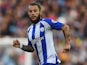 Stevie May of Sheffield Wednesday in action during the Sky Bet Championship match between Sheffield Wednesday and Millwall at Hillsborough Stadium on August 19, 2014