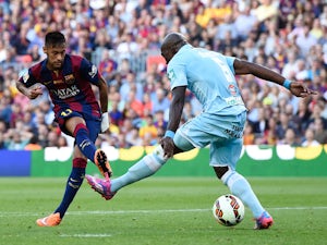 Neymar nets hat-trick in Barca rout