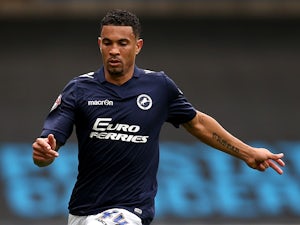 Carlos Edwards of Millwall in action during the Sky Bet Championship match between Millwall and Blackpool at The Den on August 30, 2014