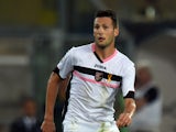 Franco Vazquez of Palermo in action during the Serie A match between Hellas Verona FC and US Citta di Palermo at Stadio Marc'Antonio Bentegodi on September 15, 2014