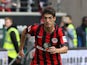 Frankfurt's Brazilian midfielder Lucas Piazon plays the ball during the German first division Bundesliga football match Eintracht Frankfurt v SC Freiburg at Commerzbank-Arena in Frankfurt am Main, Germany on August 23, 2014