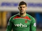 Southampton goalkeeper Fraser Forster looks on during the Capital One Cup Second Round match between Millwall and Southampton at The Den on August 26, 2014