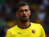 Gabriel Tamas of Watford during the pre-season friendly between Watford and Udinese at Vicarage Road on August 2, 2014