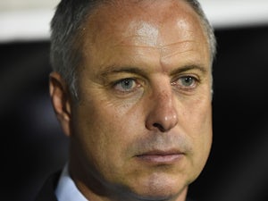 Fulham caretaker manager Kit Symons looks on during the Capital One Cup Third Round match between Fulham and Doncaster Rovers at Craven Cottage on September 23, 2014