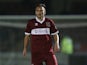 Lawson D'Ath of Northampton Town in action during the Sky Bet League Two match between Northampton Town and Hartlepool United at Sixfields Stadium on September 16, 2014