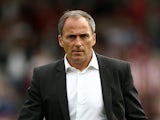 Darko Milanic the new manager of Leeds United looks on prior to the start of the Sky Bet Championship match between Brentford and Leeds United at Griffin Park on September 27, 2014