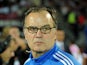 Marseille's Argentinian head coach Marcelo Bielsa is pictured during the French L1 football match Evian (ETG) against Marseille (OM) on September 14, 2014