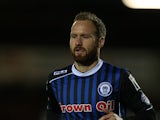 Matt Done of Rochdale in action during the Sky Bet league Two match between Northampton Town and Rochdale at Sixfields Stadium on March 18, 2014