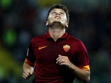 Adem Ljajic of AS Roma celebrates after scoring the opening goal during the Serie A match between Parma FC and AS Roma at Stadio Ennio Tardini on September 24, 2014