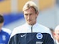 Sami Hyypia the manager of Brighton & Hove Albion during the Sky Bet Championship match between Birmingham City and Brighton & Hove Albion at St Andrews (stadium) on August 16, 2014