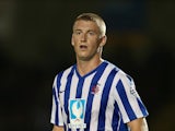 Scott Harrison of Hartlepool United in action during the Sky Bet League Two match between Northampton Town and Hartlepool United at Sixfields Stadium on September 16, 2014