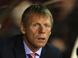Stuart Pearce, the Nottingham Forest manager looks on during the Sky Bet Championship match between Nottingham Forest and Fulham at the City Ground on September 17, 2014 