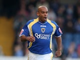 Trevor Sinclair of Cardiff City during the FA Cup Fifth Round match sponsored by E.on between Cardiff City and Wolverhampton Wanderers at Ninian Park on February 16, 2008