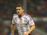 Shaun Hutchinson of Fulham looks on during the Sky Bet Championship match between Nottingham Forest and Fulham at the City Ground on September 17, 2014