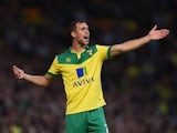 Steven Whittaker of Norwich in action during the Sky Bet Championship match between Norwich City and Blackburn Rovers at Carrow Road on August 19, 2014
