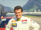 Andrea de Cesaris of Italy before the Brazilian Grand Prix at the Rio circuit in Brazil in 1988