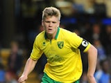 Cameron McGeehan of Norwich attacks during the FA Youth Cup Final Second Leg match between Chelsea and Norwich City at Stamford Bridge on May 13, 2013