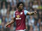 Carlos Sanchez of Aston Villa during the Barclays Premier League match between Aston Villa and Arsenal at Villa Park on September 20, 2014