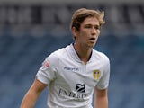 Chris Dawson of Leeds United during a pre-season friendly match between Leeds United and Dundee United at Elland Road on August 2, 2014