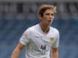 Chris Dawson of Leeds United during a pre-season friendly match between Leeds United and Dundee United at Elland Road on August 2, 2014
