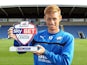 Chesterfield striker Eoin Doyle with his Player of the Month award on October 9, 2014