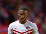 Joe Gomez of Charlton during the Sky Bet Championship match between Charlton Athletic and Derby County at The Valley on August 19, 2014