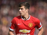 Paddy McNair of Manchester United during the Barclays Premier League match between Manchester United and Everton at Old Trafford on October 5, 2014