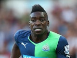 Sammy Ameobi of Newcastle United during the Barclays Premier League match between Swansea City and Newcastle United at the Liberty Stadium on October 4, 2014