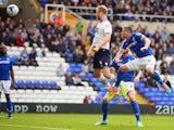 Matt Mills of Bolton Wanderers scores a goal during the Sky Bet Championship match between Birmingham City and Bolton Wanderers at St Andrews (stadium) on October 18, 2014