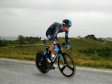 Chris Sutton of Australia and Team SKY in action during the twelfth stage of the 2014 Giro d'Italia, a 42km Individual Time Trial stage between Barbarasco and Barolo on May 22, 2014