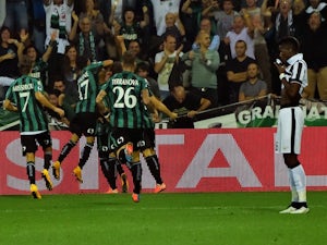 Juventus held by lowly Sassuolo