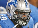 C.J. Mosley #99 of the Detroit Lions watches the action from the sidelines during the fourth quarter of the game against the New Orleans Saints at Ford Field on October 19, 2014
