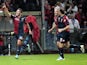 Andrea Bertolacci of Genoa CFC celebrates after scoring a goal during the Serie A match between Genoa CFC and Empoli FC at Stadio Luigi Ferraris on October 20, 2014