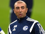 Schalke's Italian head coach Roberto Di Matteo attends a training session at the arena in Gelsenkirchen, western Germany on October 20, 2014
