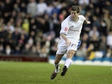 Ben Parker of Leeds United in action during the Coca Cola League One Match against Northampton Town at Elland Road on January 5, 2008