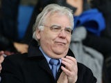 Everton Chairman Bill Kenwright looks on prior to the Barclays Premier League match between Everton and Cardiff City at Goodison Park on March 15, 2014